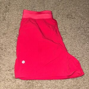 Pink lululemon shorts